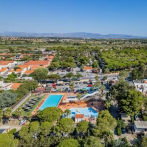 vue aerienne Palmeraie