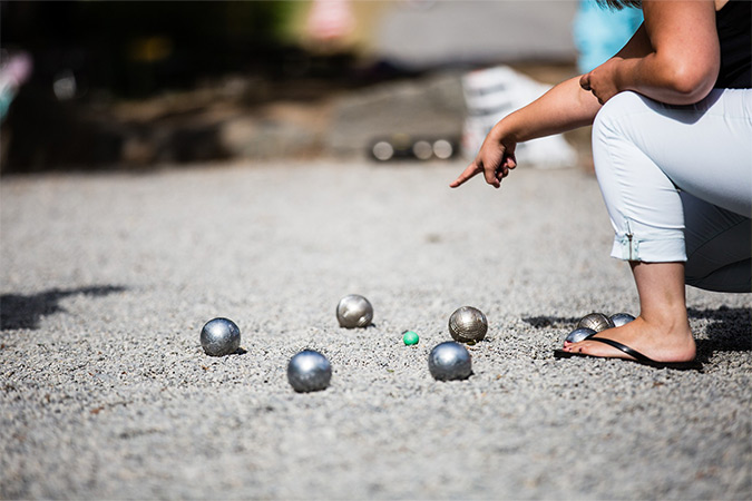 tournois de pétanque au camping La Palmeraie