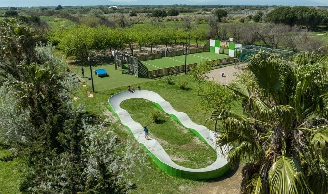 camping avec aire de jeux à toreille