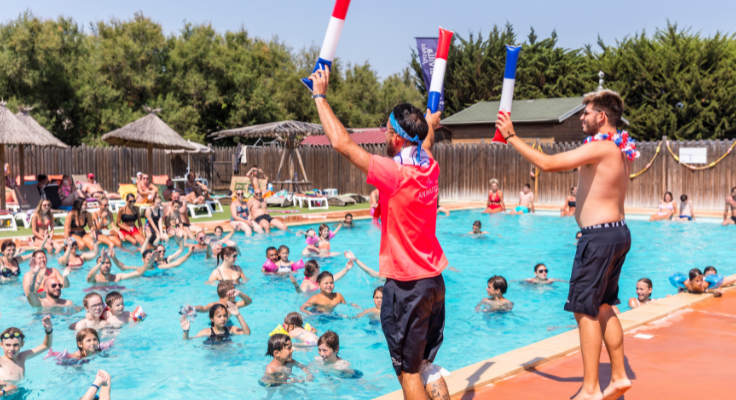 animation piscine camping